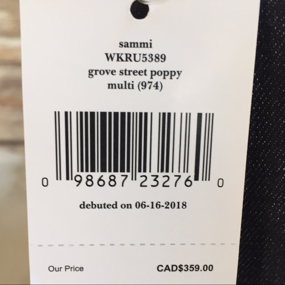 Kate spade denim poppy Sammi grove Street backpack - Picture 4 of 8